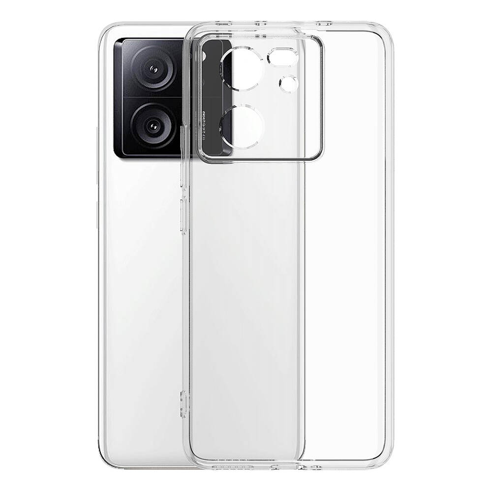 Xiaomi Mi 13T Kılıf NXXA Süper Silikon Kapak-Renksiz