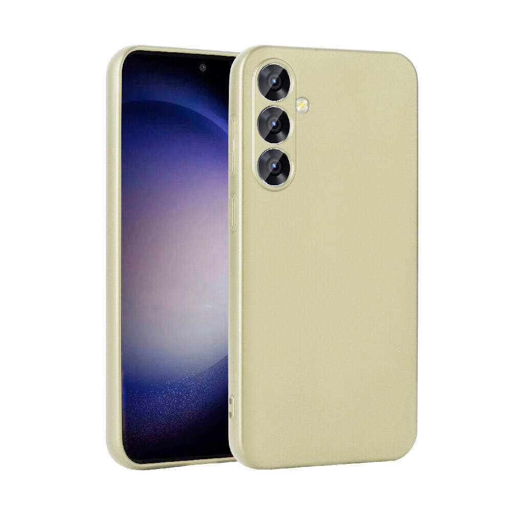 Galaxy S24 Plus Kılıf NXXA Premier Silikon Kapak-Gold