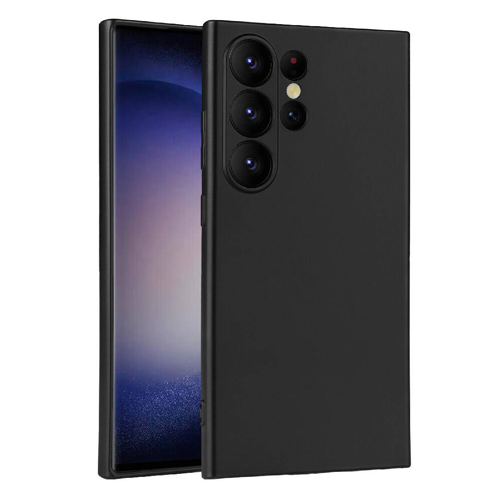 Galaxy S24 Ultra Kılıf NXXA Premier Silikon Kapak-Siyah
