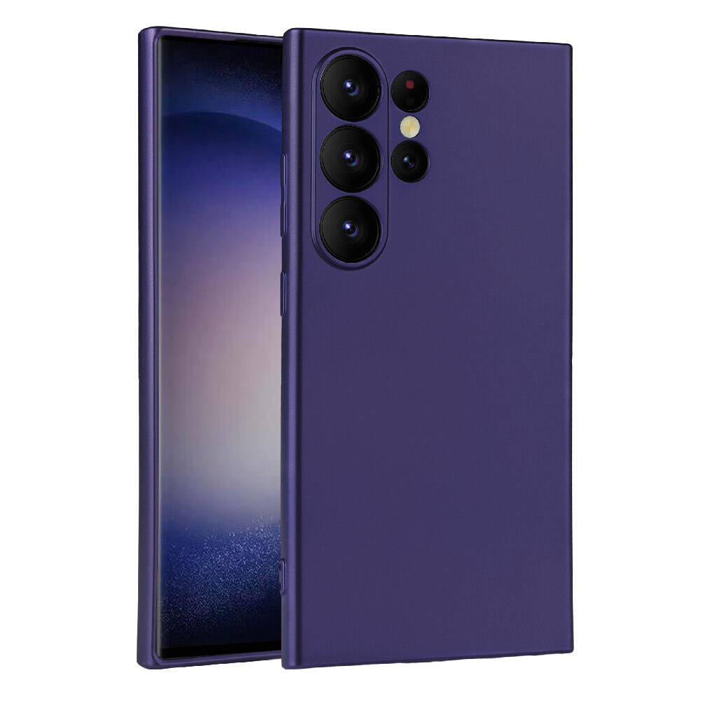 Galaxy S24 Ultra Kılıf NXXA Premier Silikon Kapak-Lacivert