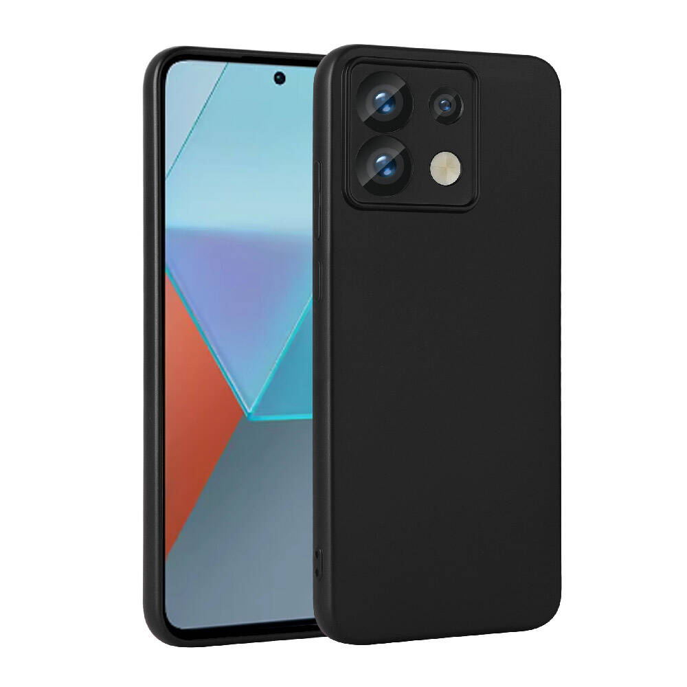 Xiaomi Redmi Note 13 Pro 5G Kılıf NXXA Premier Silikon Kapak-Siyah