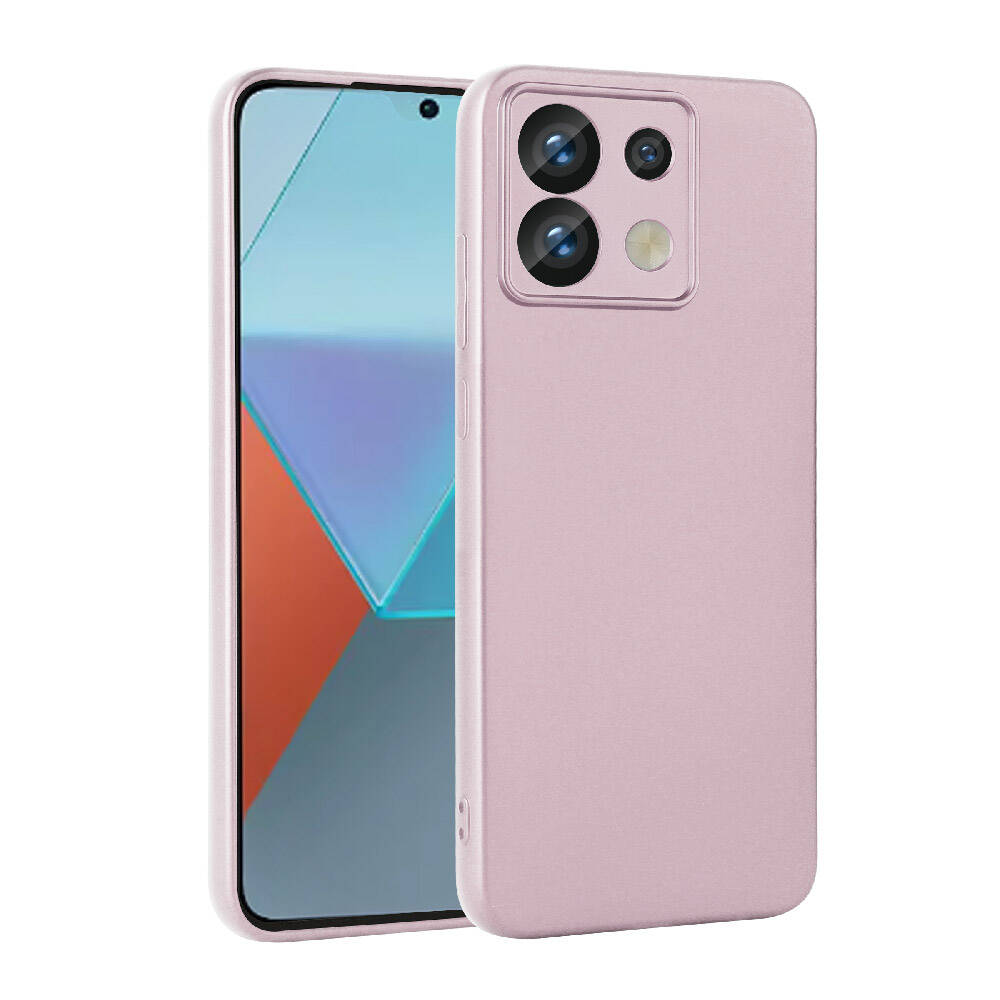Xiaomi Redmi Note 13 Pro 5G Kılıf NXXA Premier Silikon Kapak-Rose Gold