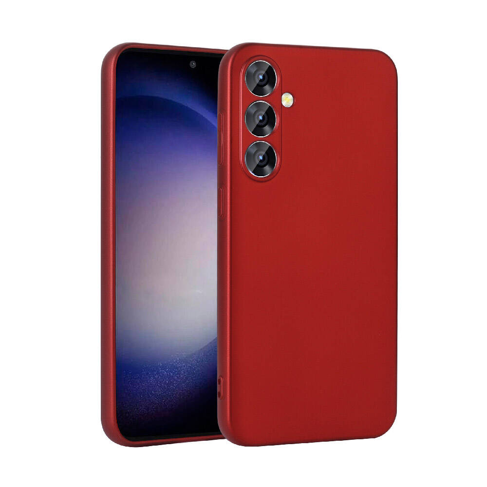 Galaxy S24 Kılıf NXXA Premier Silikon Kapak-Kırmızı