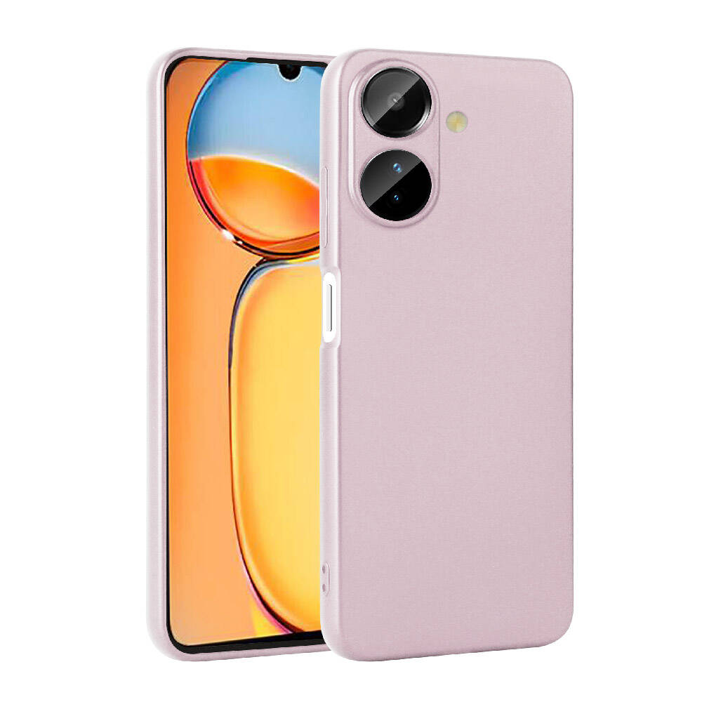 Xiaomi Redmi 13C Kılıf NXXA Premier Silikon Kapak-Rose Gold