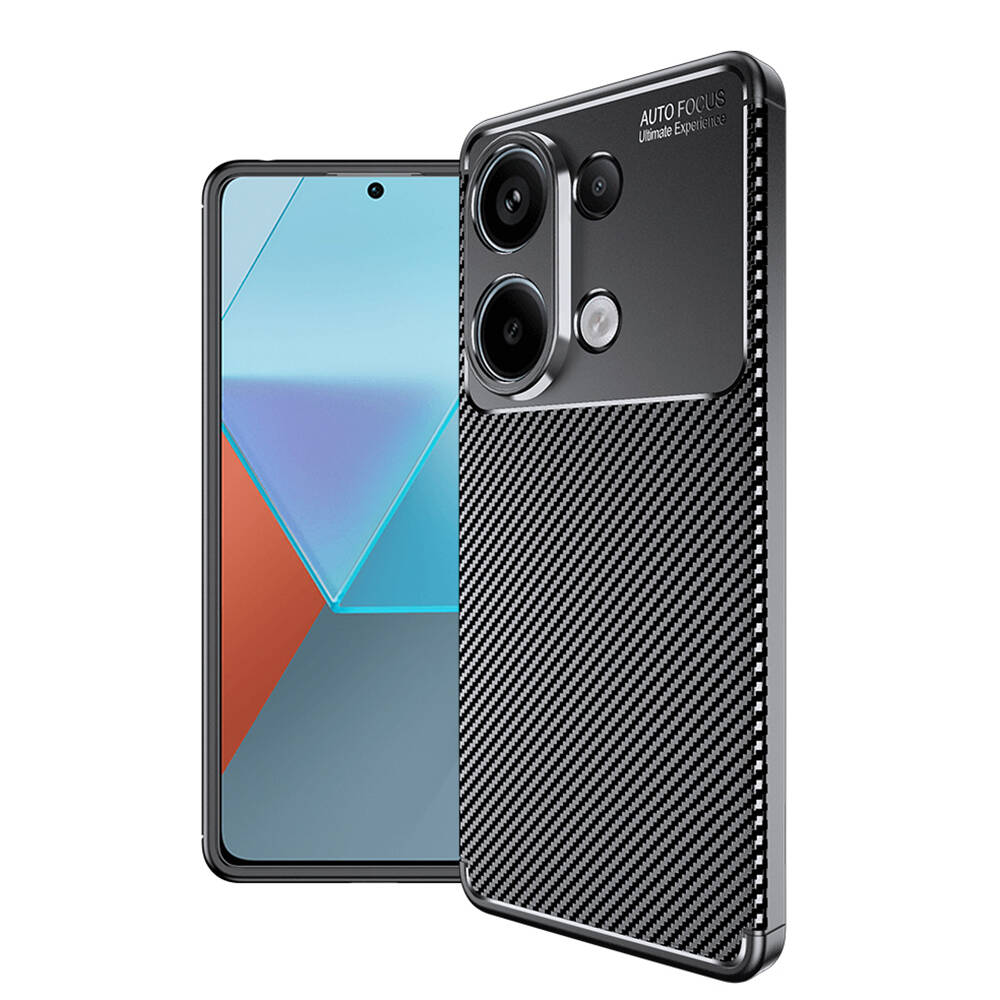 Xiaomi Redmi Note 13 Pro 4G Kılıf NXXA Negro Silikon Kapak-Siyah
