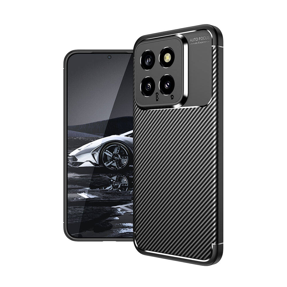 Xiaomi Mi 14 Kılıf NXXA Negro Silikon Kapak-Siyah