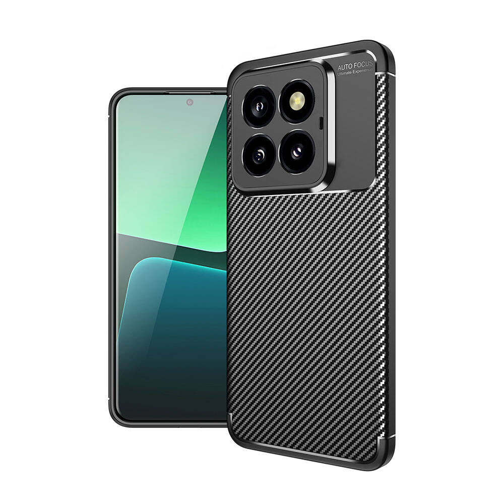 Xiaomi Mi 14 Pro Kılıf NXXA Negro Silikon Kapak-Siyah