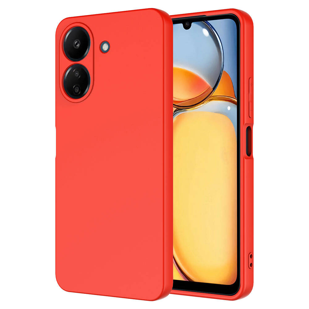 Xiaomi Redmi 13C Kılıf NXXA Mara LaAAKan Kapak-Kırmızı