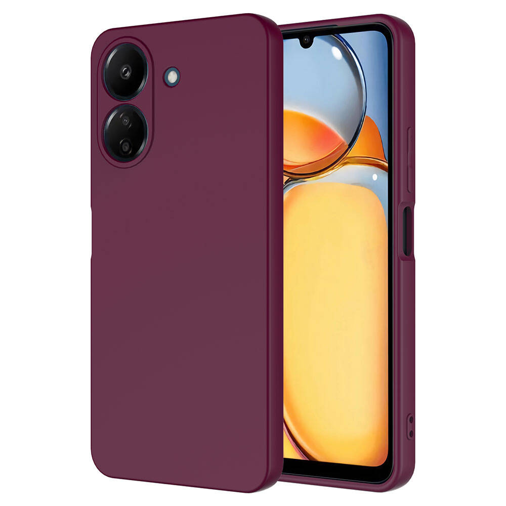 Xiaomi Redmi 13C Kılıf NXXA Mara LaAAKan Kapak-Koyu Mor