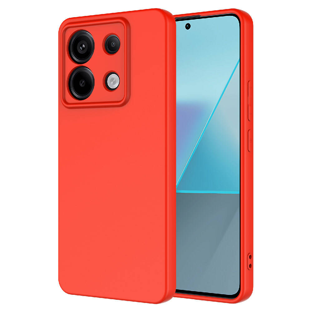 Xiaomi Redmi Note 13 Pro 5G Kılıf NXXA Mara LaAAKan Kapak-Kırmızı