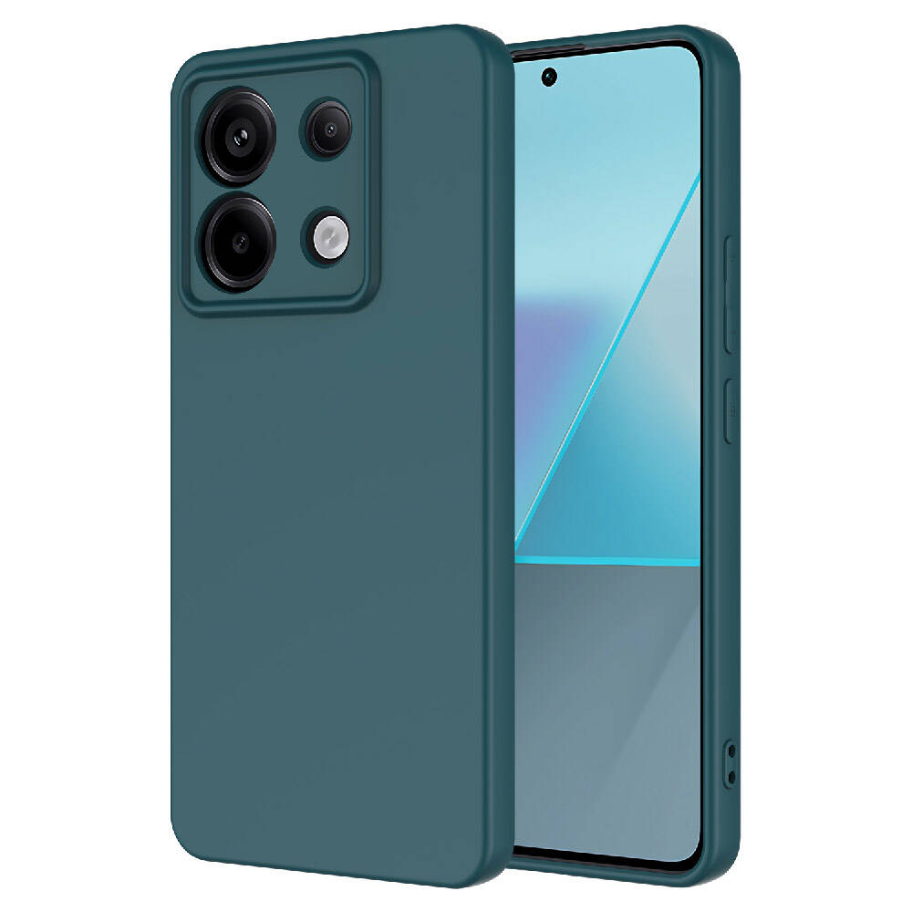 Xiaomi Redmi Note 13 Pro 5G Kılıf NXXA Mara LaAAKan Kapak-Koyu Yeşil