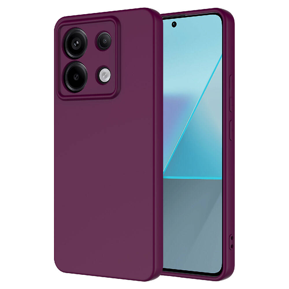 Xiaomi Redmi Note 13 Pro 5G Kılıf NXXA Mara LaAAKan Kapak-Koyu Mor