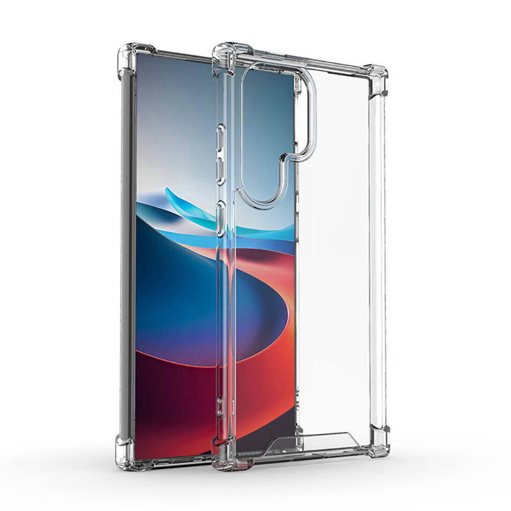 Galaxy S24 Ultra Kılıf NXXA Nitro Anti Shock Silikon-Renksiz
