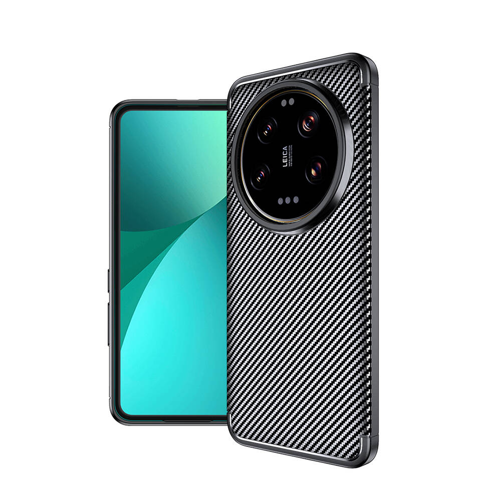 Xiaomi Mi 14 Ultra Kılıf NXXA Negro Silikon Kapak-Siyah