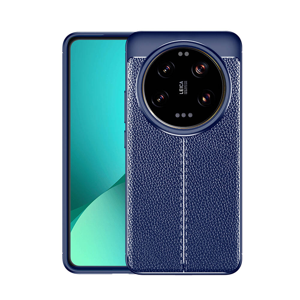 Xiaomi Mi 14 Ultra Kılıf NXXA Niss Silikon Kapak-Lacivert
