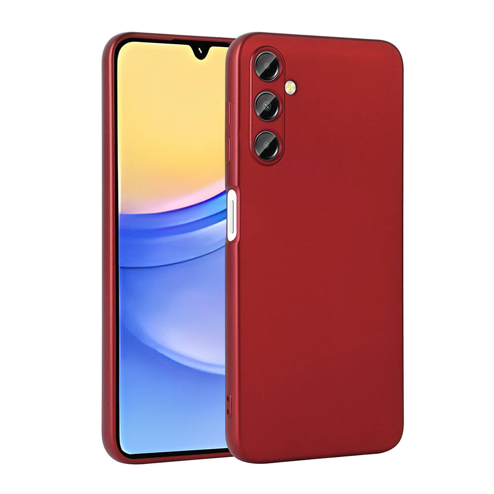 Galaxy A15 Kılıf NXXA Premier Silikon Kapak-Kırmızı