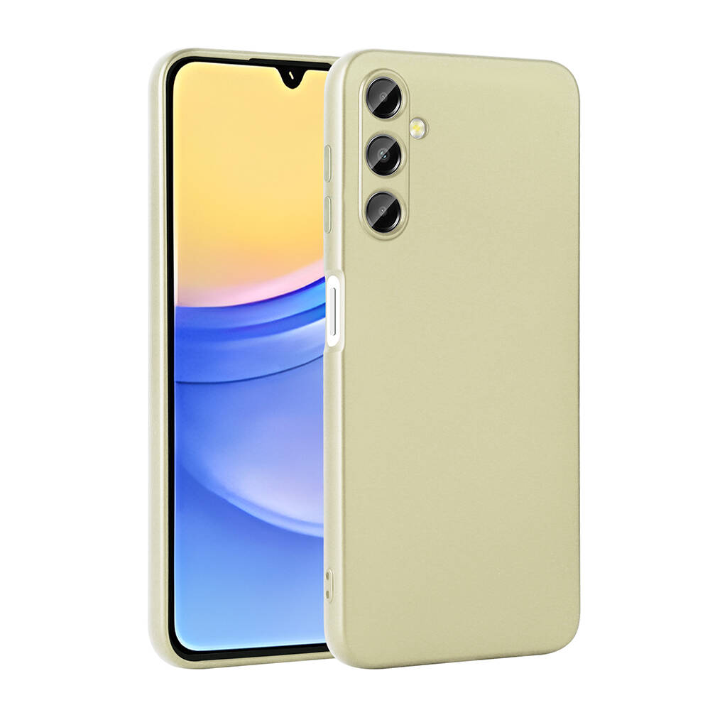Galaxy A15 Kılıf NXXA Premier Silikon Kapak-Gold