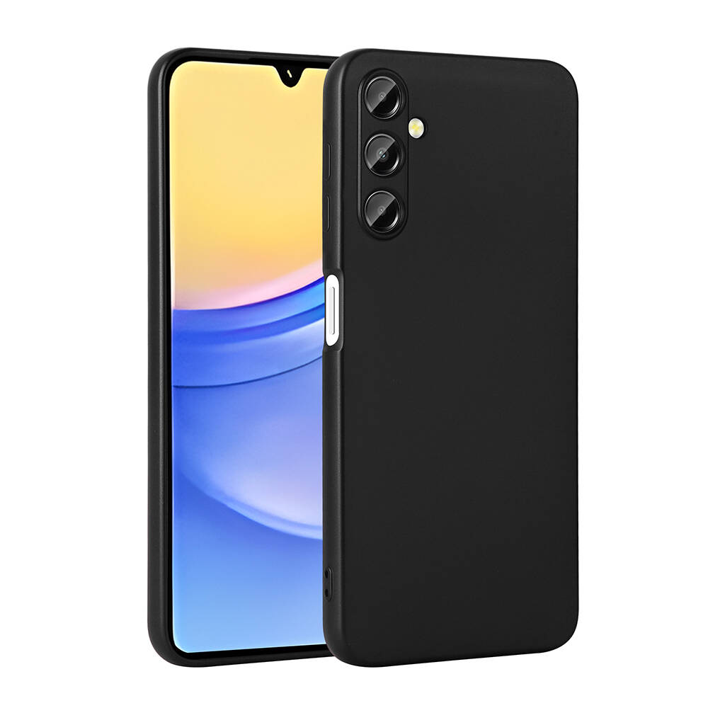 Galaxy A15 Kılıf NXXA Premier Silikon Kapak-Siyah