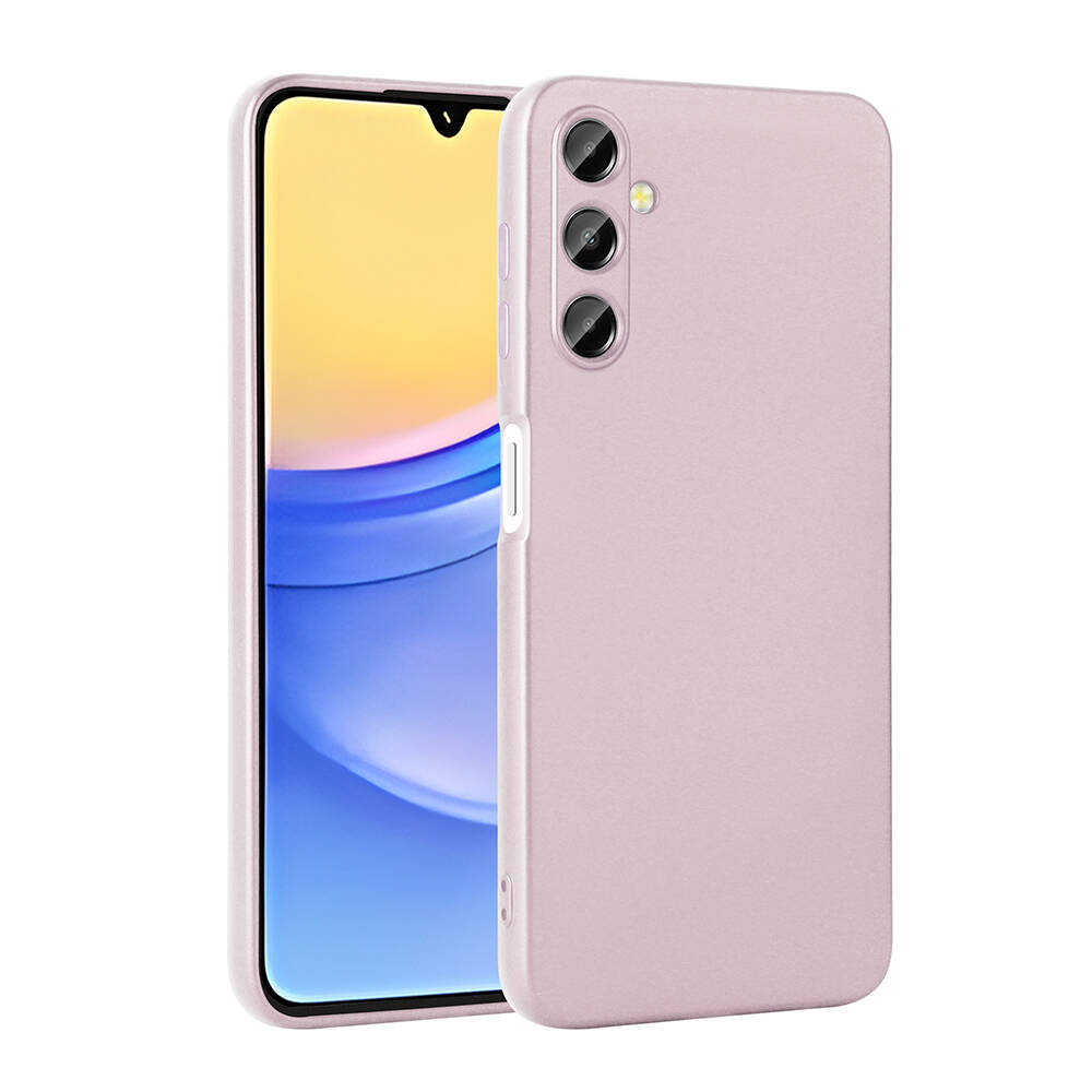 Galaxy A15 Kılıf NXXA Premier Silikon Kapak-Rose Gold