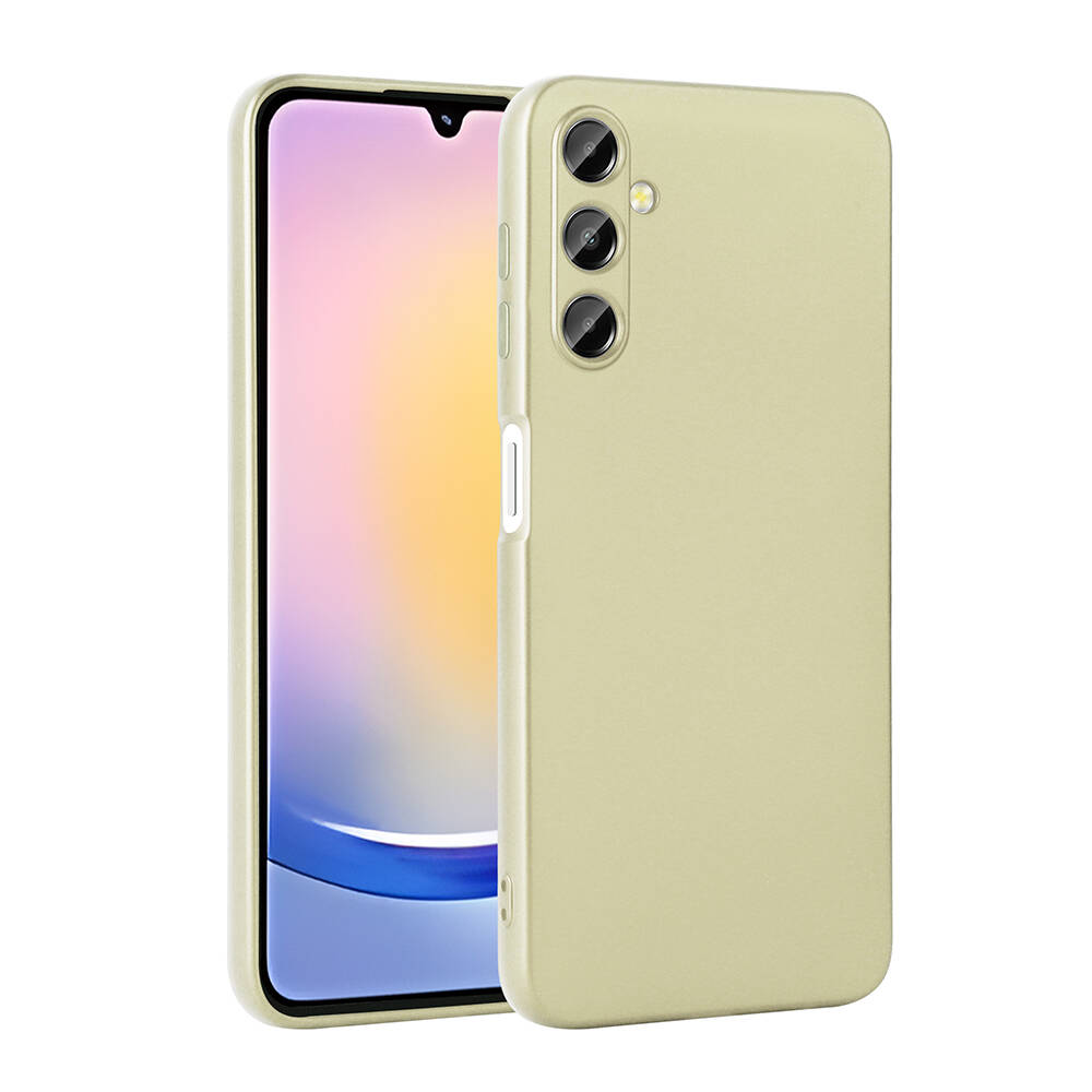 Galaxy A25 Kılıf NXXA Premier Silikon Kapak-Gold
