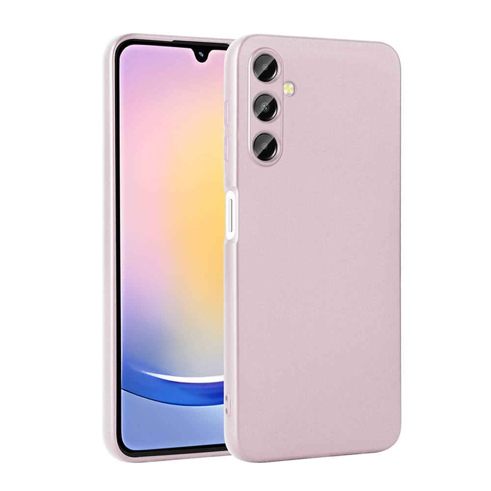 Galaxy A25 Kılıf NXXA Premier Silikon Kapak-Rose Gold