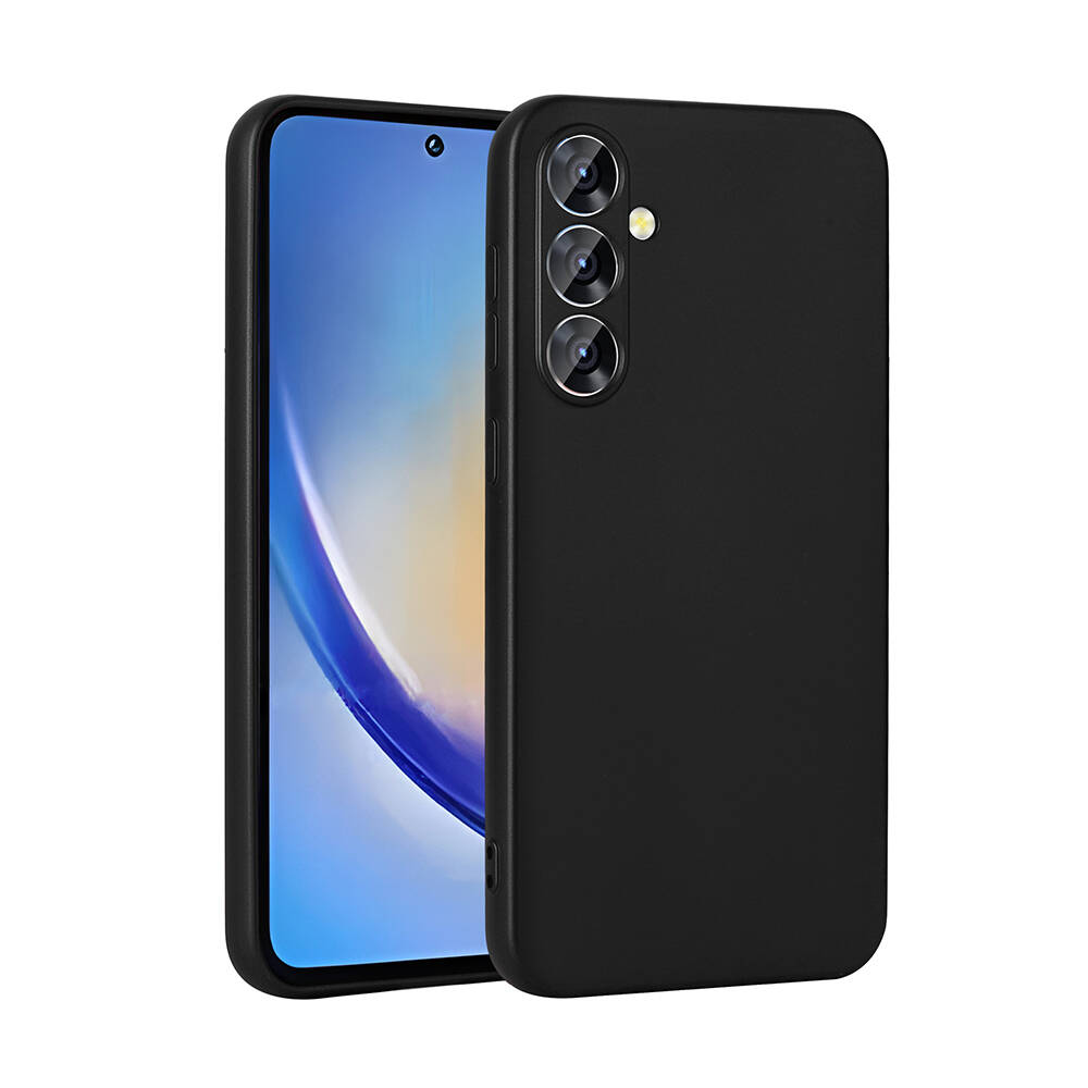 Galaxy A35 Kılıf NXXA Premier Silikon Kapak-Siyah