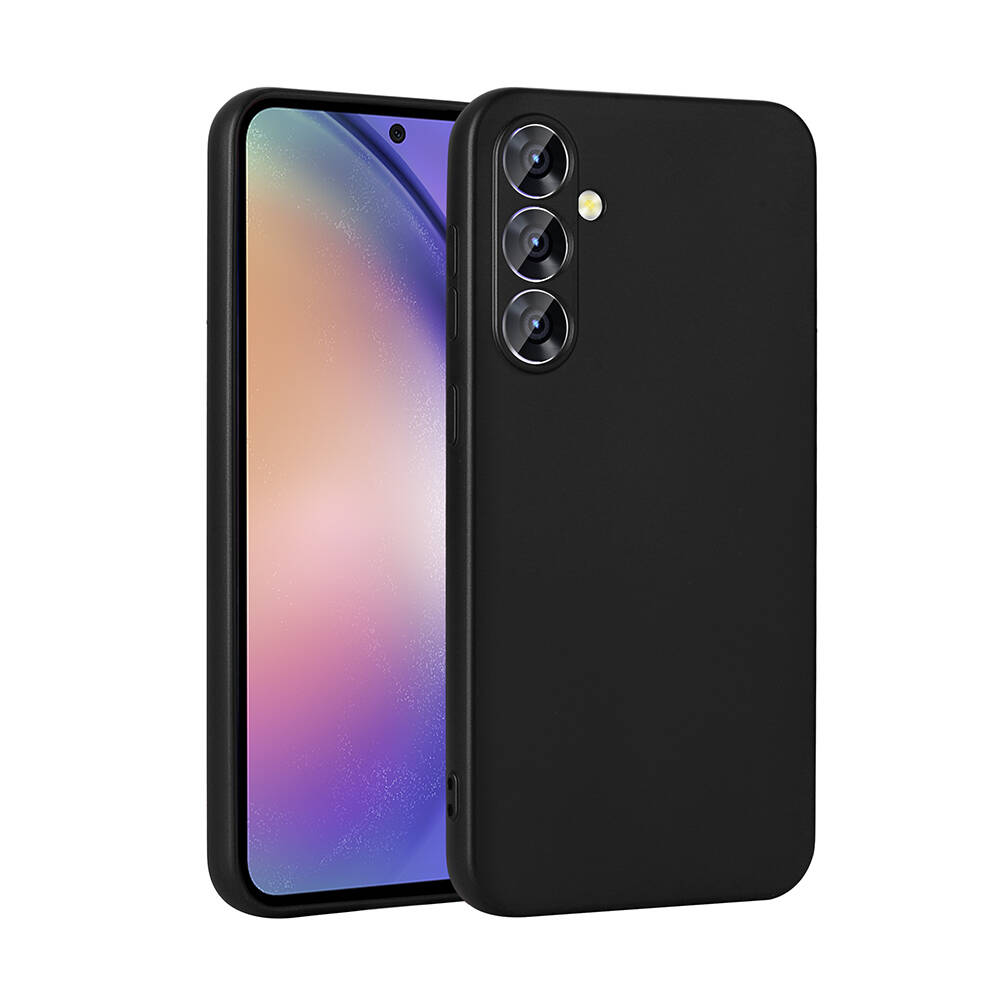 Galaxy A55 Kılıf NXXA Premier Silikon Kapak-Siyah