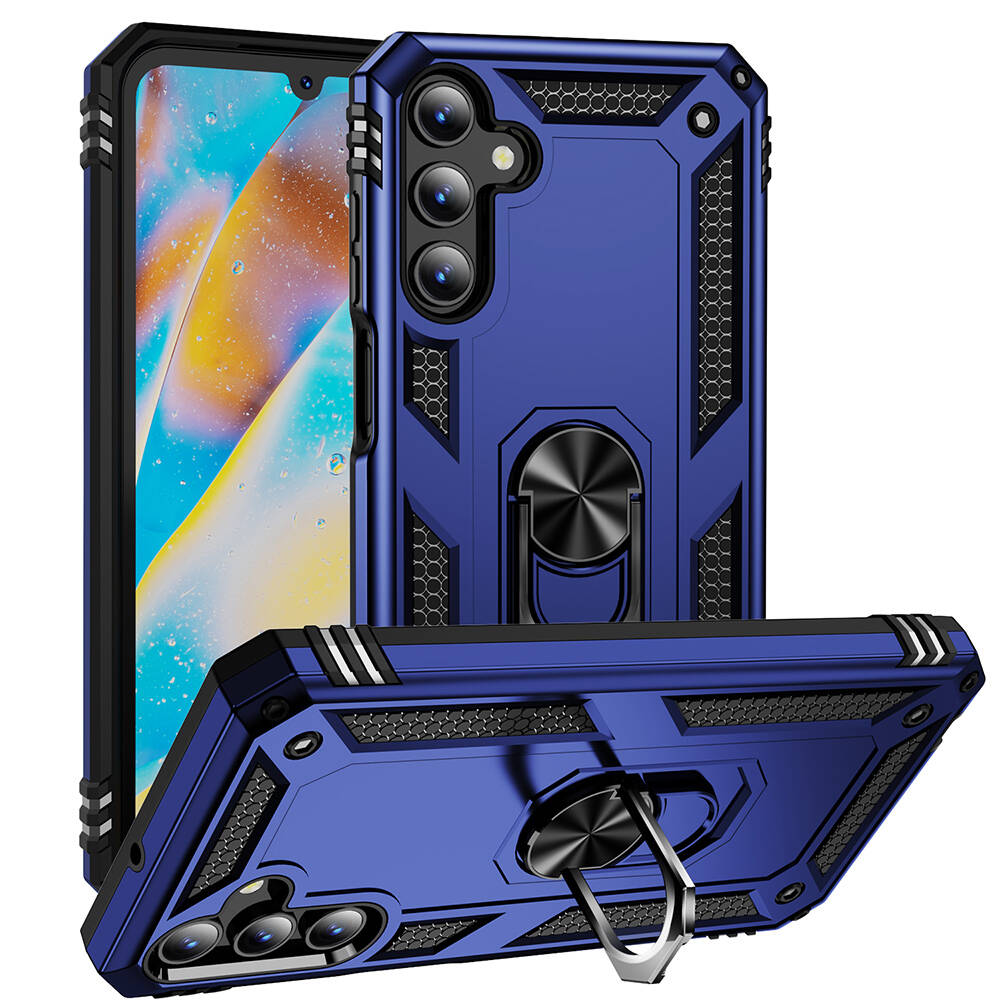 Galaxy A15 Kılıf NXXA Vega Kapak-Mavi