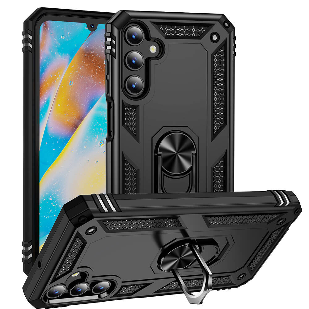 Galaxy A15 Kılıf NXXA Vega Kapak-Siyah