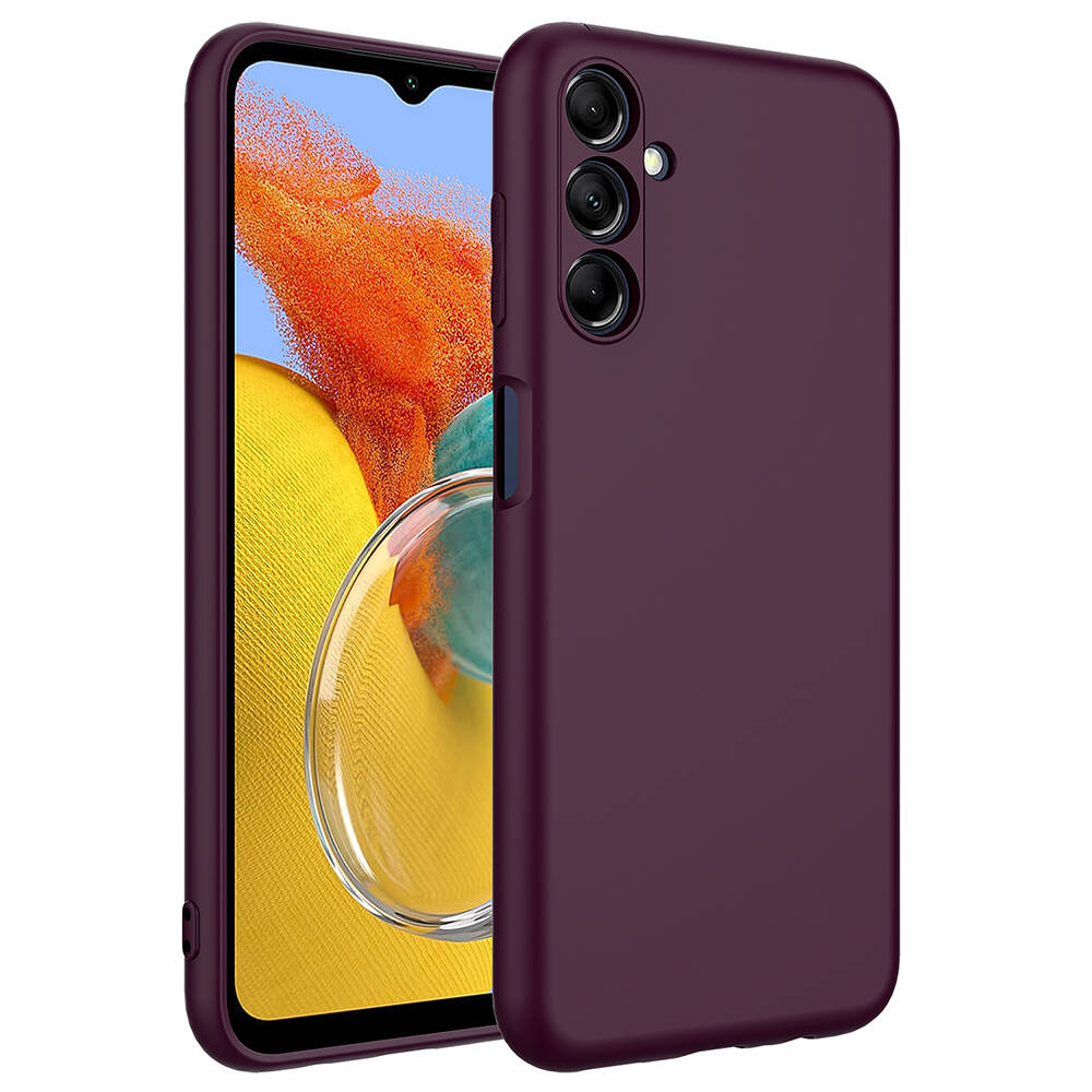 Galaxy A25 Kılıf NXXA Mara LaAAKan Kapak-Koyu Mor