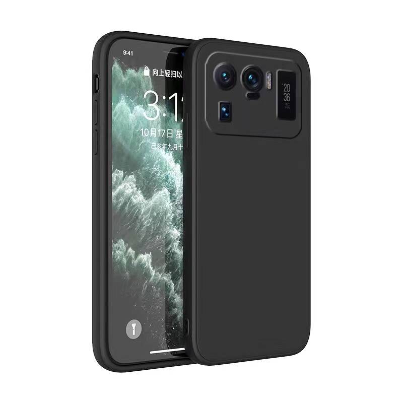 Xiaomi Mi 11 Ultra Kılıf NXXA Premier Silikon Kapak-Siyah