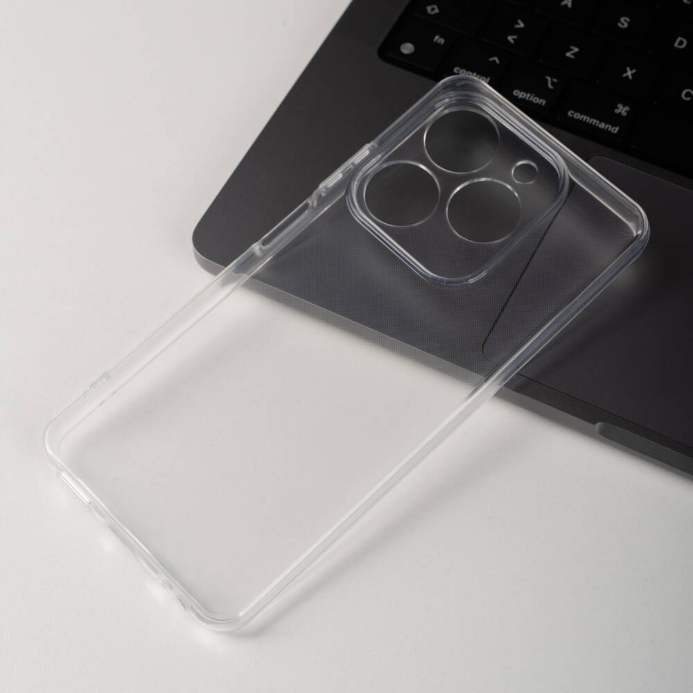 Tecno Spark 20 Kılıf NXXA 2mm Anti Shock Silikon-Renksiz