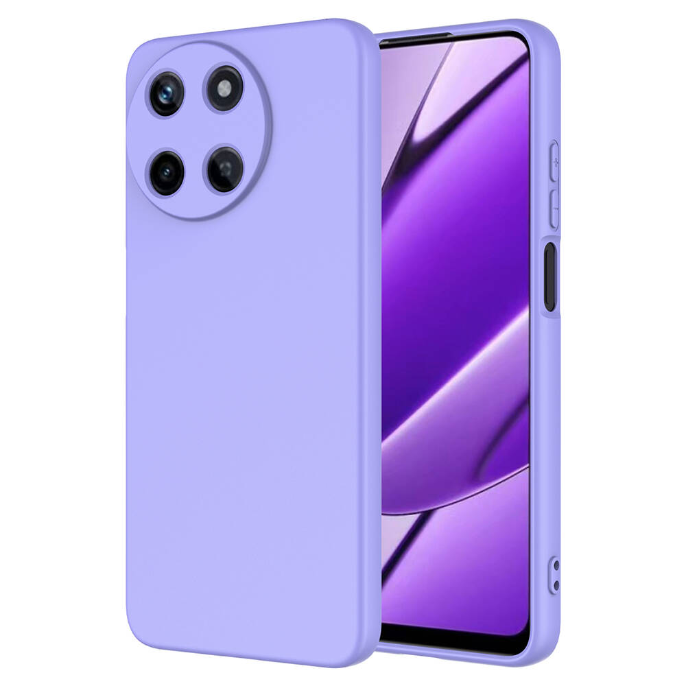 Realme 11 4G Kılıf NXXA Mara LaAAKan Kapak-Lila