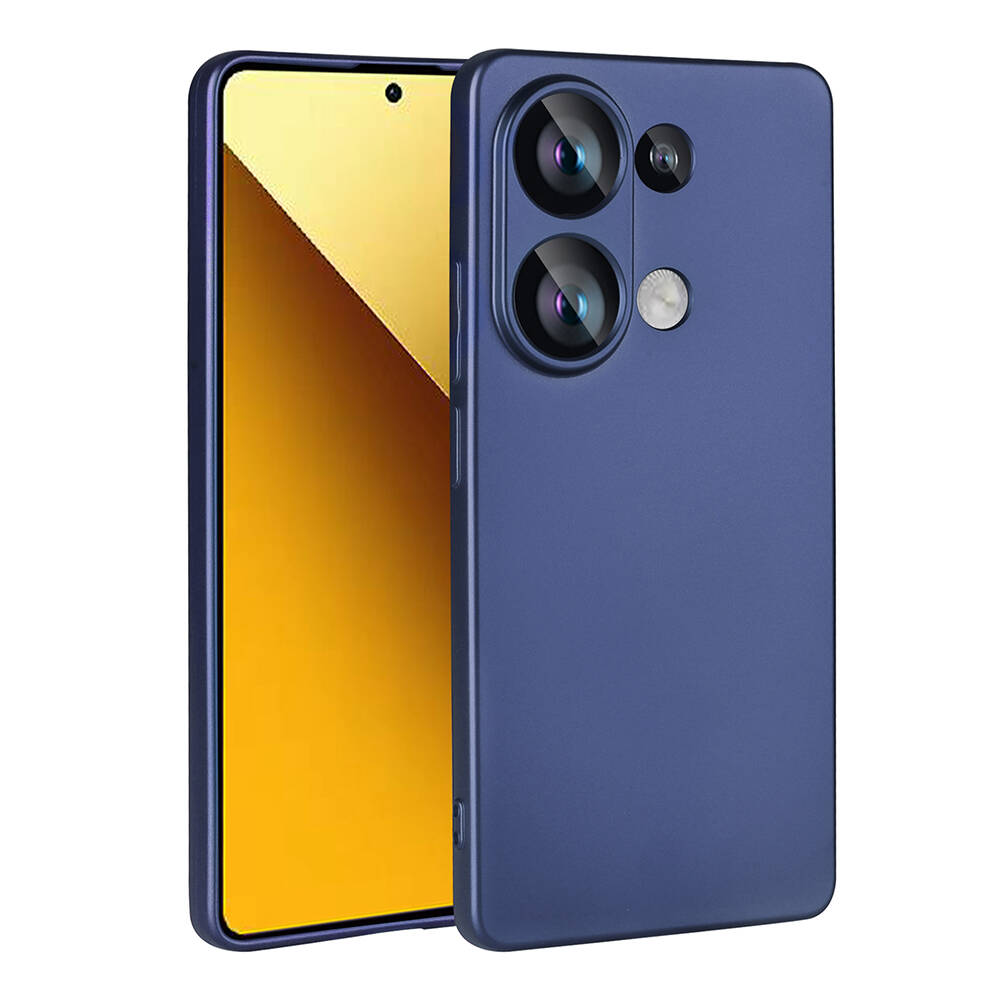 Xiaomi Poco M6 Pro 4G Kılıf NXXA Premier Silikon Kapak-Lacivert
