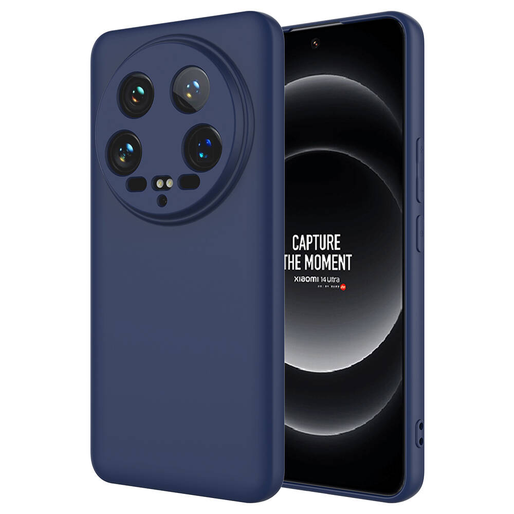 Xiaomi Mi 14 Ultra Kılıf NXXA Mara LaAAKan Kapak-Lacivert