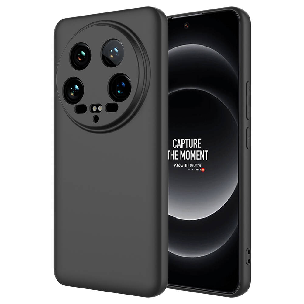 Xiaomi Mi 14 Ultra Kılıf NXXA Mara LaAAKan Kapak-Siyah