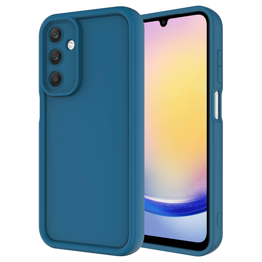 Galaxy A25 Kılıf Kamera Korumalı NXXA Ananas Kapak-Koyu Yeşil