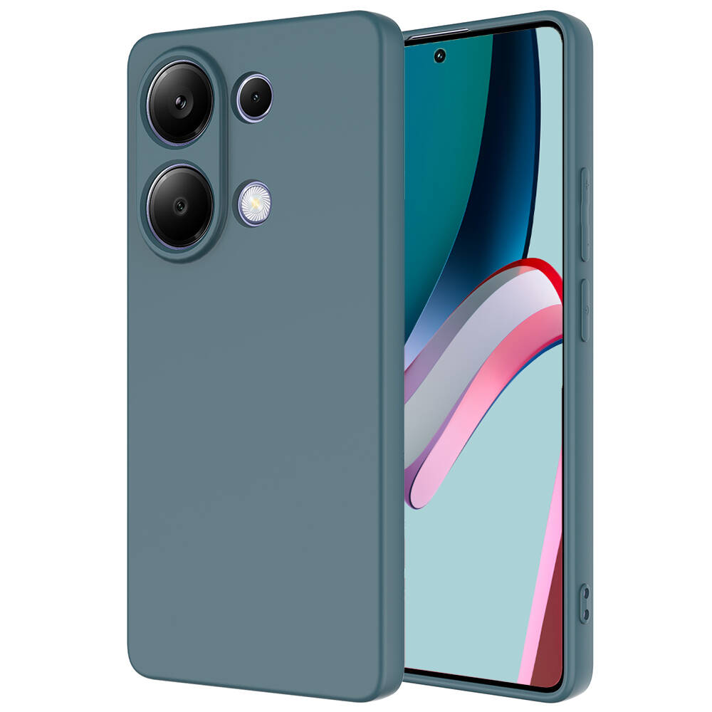 Xiaomi Poco M6 Pro 4G Kılıf NXXA Mara LaAAKan Kapak-Koyu Yeşil