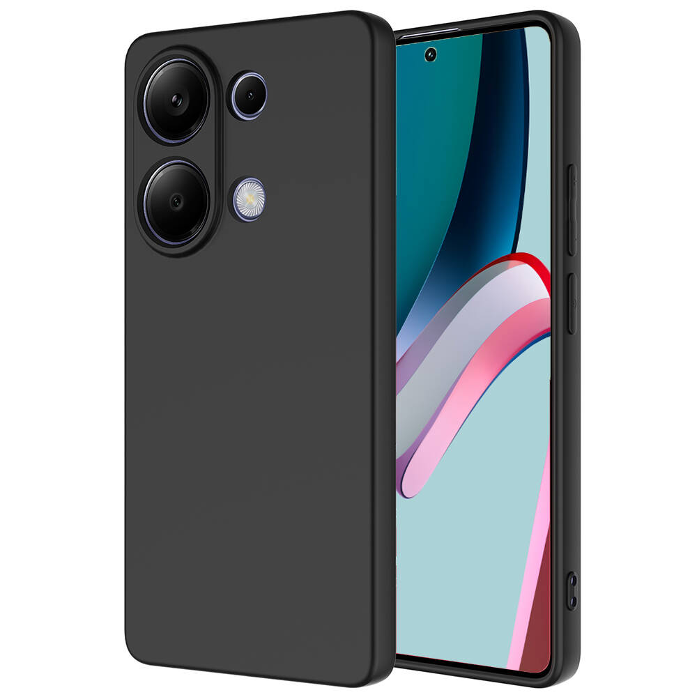 Xiaomi Poco M6 Pro 4G Kılıf NXXA Mara LaAAKan Kapak-Siyah