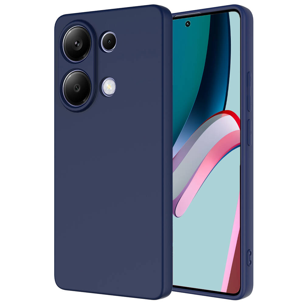 Xiaomi Redmi Note 13 Pro 4G Kılıf NXXA Mara LaAAKan Kapak-Lacivert
