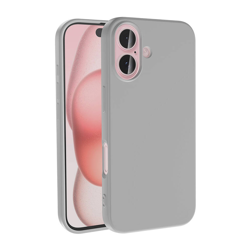 Apple iPhone 16 Kılıf NXXA LSR LaAAKan Kapak-Gümüş