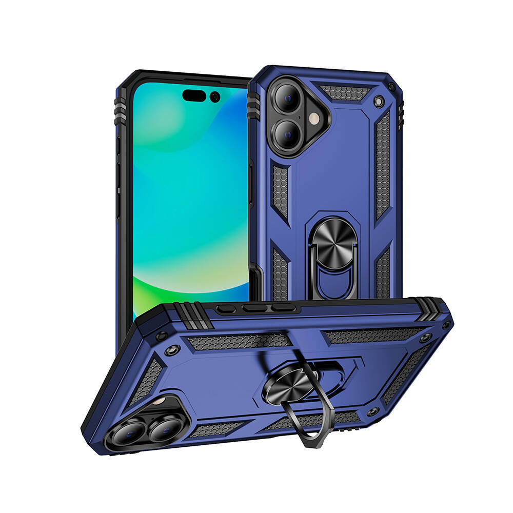 Apple iPhone 16 Plus Kılıf NXXA Vega Kapak-Mavi