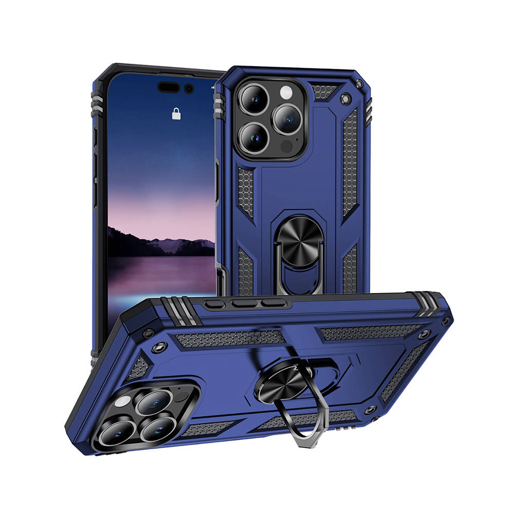 Apple iPhone 16 Pro Kılıf NXXA Vega Kapak-Mavi