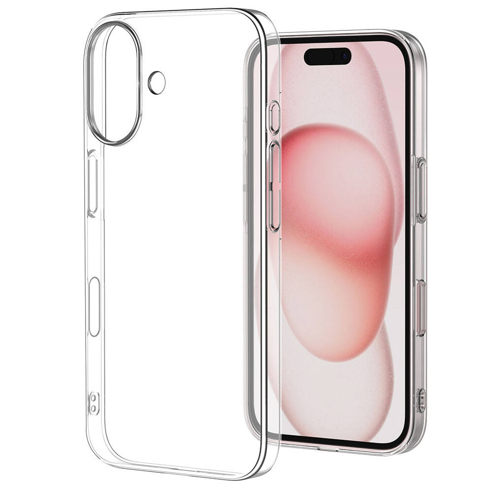 Apple iPhone 16 Plus Kılıf NXXA Droga Kapak-Şeffaf