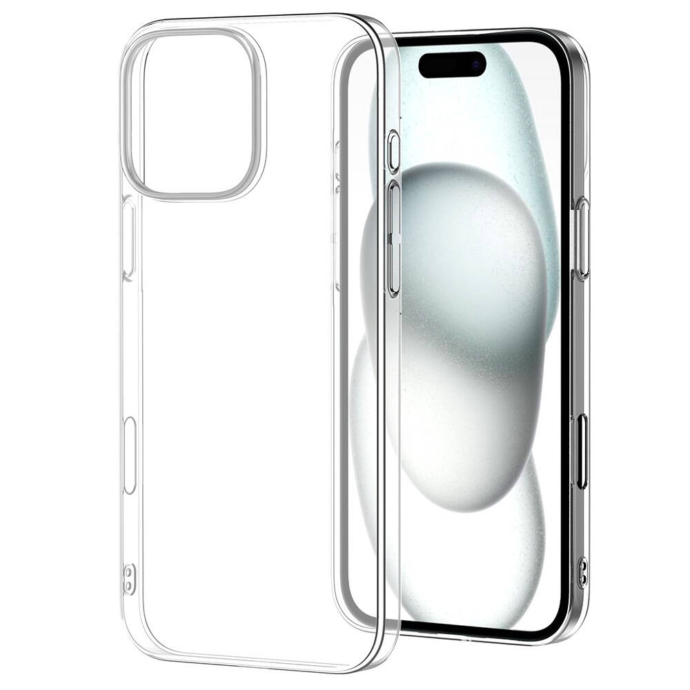 Apple iPhone 16 Pro Kılıf NXXA Droga Kapak-Şeffaf