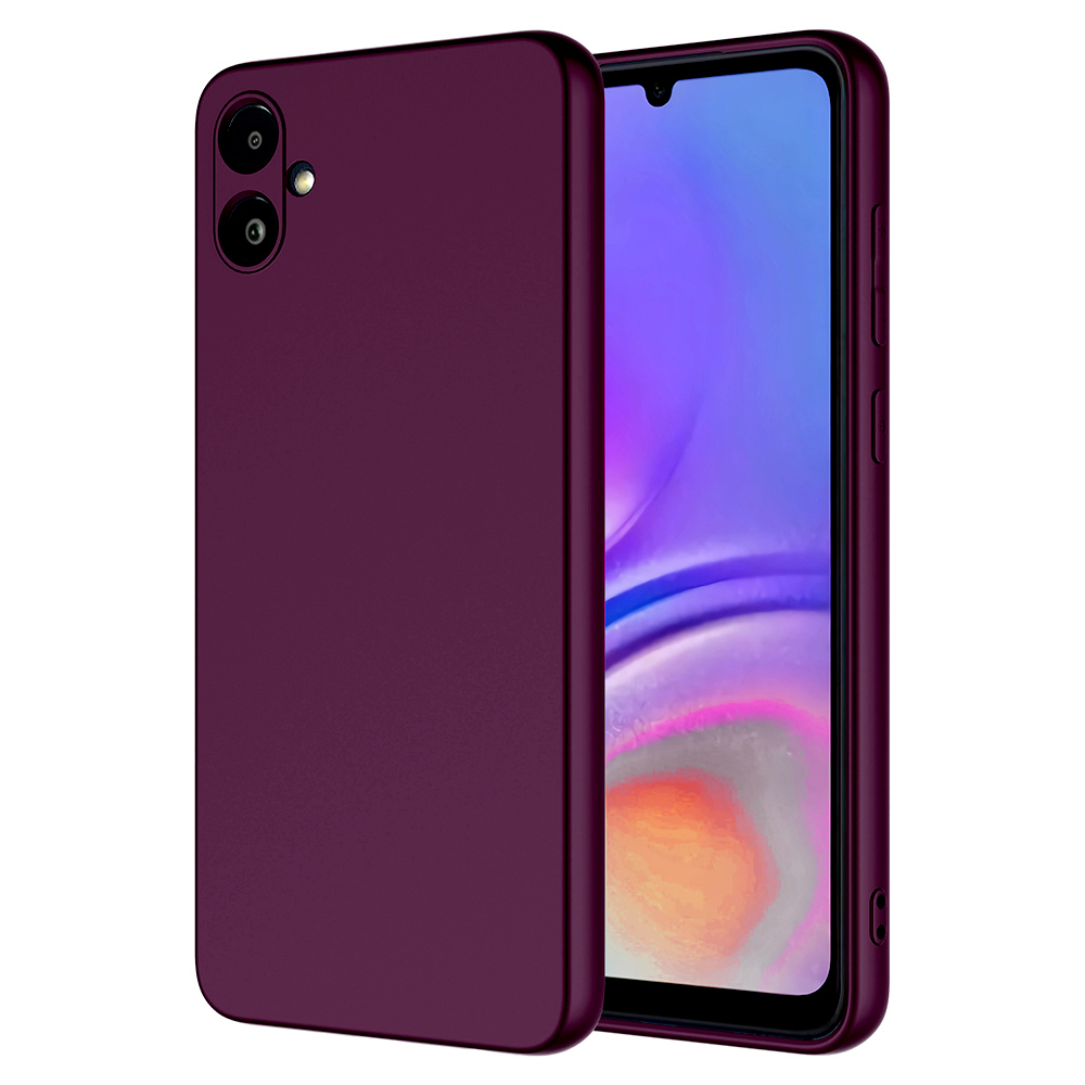 Galaxy A06 Kılıf NXXA Mara Lansman Kapak-Koyu Mor