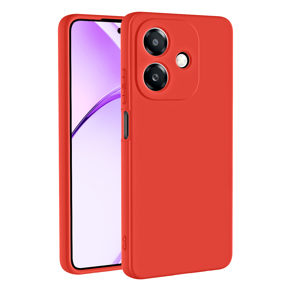 Oppo A3 Uyumlu Kılıf NXXA Mara Lansman Kapak-Kırmızı