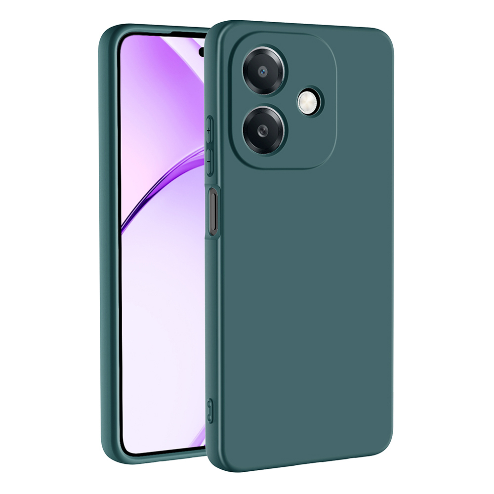 Oppo A3 Uyumlu Kılıf NXXA Mara Lansman Kapak-Koyu Yeşil