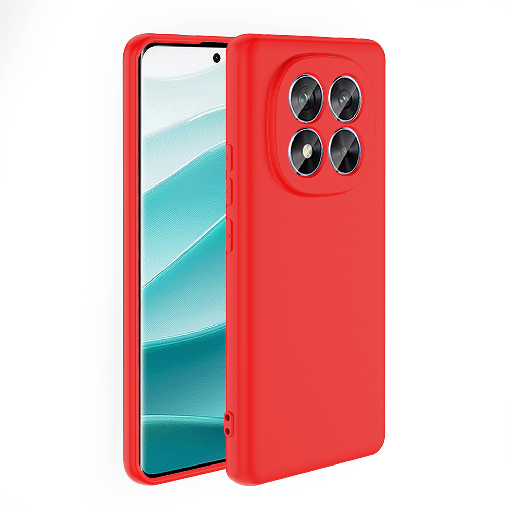 Xiaomi Redmi Note 14 Pro Plus Uyumlu Kılıf NXXA Mara Lansman Kapak-Kırmızı