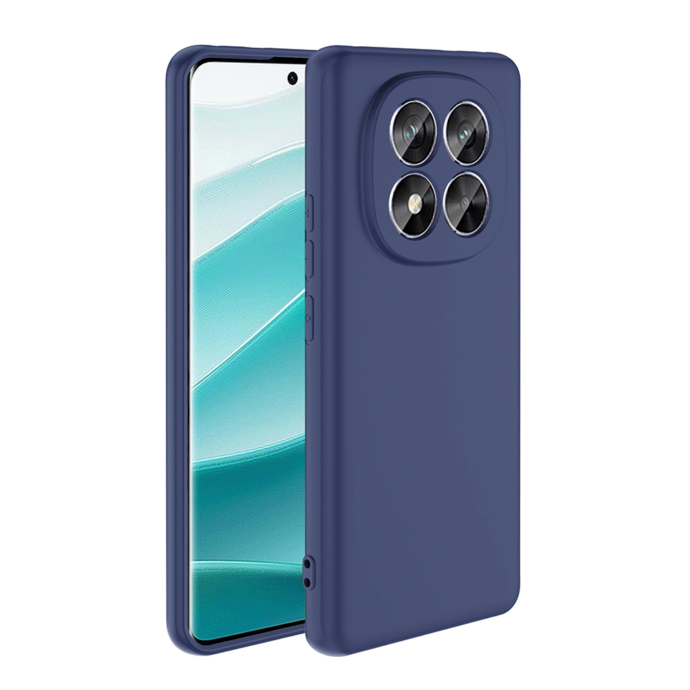 Xiaomi Redmi Note 14 Pro Plus Uyumlu Kılıf NXXA Mara Lansman Kapak-Lacivert